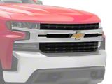 Upper Replacement Grille; Black and Chrome (19-21 Silverado 1500; 2022 Silverado 1500 LTD)