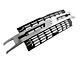 Upper Replacement Grille; Black and Chrome (19-21 Silverado 1500; 2022 Silverado 1500 LTD)