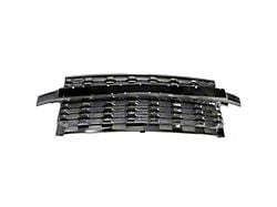 Upper Replacement Grille; Black (19-21 Silverado 1500; 2022 Silverado 1500 LTD)