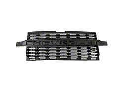 Upper Replacement Grille; Black (19-21 Silverado 1500; 2022 Silverado 1500 LTD)