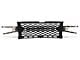 Upper Replacement Grille; Gloss Black with Chrome (19-21 Silverado 1500 High Country, LT, LT Trail Boss, LTZ, RST)