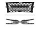 Upper Replacement Grille; Gloss Black with Chrome (19-21 Silverado 1500 High Country, LT, LT Trail Boss, LTZ, RST)