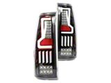 Renegade Series V2 LED Tail Lights; Gloss Black Housing; Smoked Lens (99-06 Silverado 1500 Fleetside)