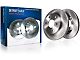 Vented 6-Lug Brake Rotor, Pad, Brake Fluid, Cleaner and Caliper Kit; Front (05-08 Silverado 1500 w/ Rear Drum Brakes)