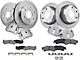 Vented 6-Lug Brake Rotor, Pad and Caliper Kit; Front and Rear (99-02 Silverado 1500 w/ Single Piston Rear Calipers)