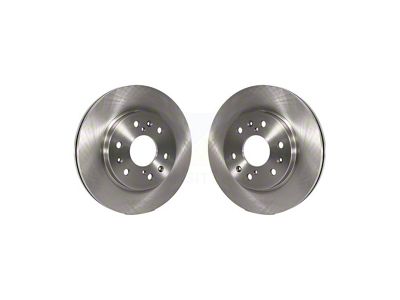 Vented 6-Lug Rotors; Rear Pair (01-06 Silverado 1500 w/ Dual Piston Rear Calipers)