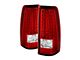 Version 2 LED Tail Lights; Chrome Housing; Clear Lens (99-02 Silverado 1500 Fleetside)