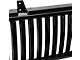 Vertical Style Upper Replacement Grille; Black (99-02 Silverado 1500)