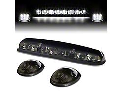 White LED Cab Lights; Smoke (02-06 Silverado 1500)