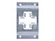 X-Track Rail; Zinc Plated; Single