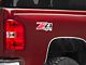 Z71 4x4 Decal; Red Carbon Fiber/Black/Gray (07-13 Silverado 1500)