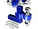 2-Inch Receiver Hitch Adjustable Dual-Ball Mount; 6-Inch Drop; Blue (Universal; Some Adaptation May Be Required)