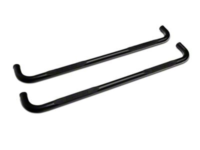 Go Rhino 3-Inch 4000 Series Cab Length Side Step Bars; Black (15-19 Silverado 2500 HD Crew Cab)