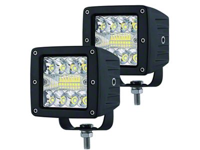 3-Inch ECO-SERIES LED Cube Lights; Combo Beam (Universal; Some Adaptation May Be Required)