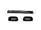 3-Piece White OLED Cab Roof Lights; Smoked Lens (07-14 Silverado 2500 HD)