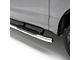 4-Inch Oval Side Step Bars; Stainless Steel (20-24 Silverado 2500 HD Crew Cab)