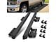 4.75-Inch Running Boards; Textured Black (07-19 6.0L Silverado 2500 HD Crew Cab)