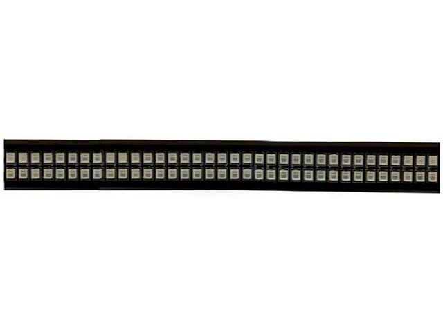 49-Inch Dual Row LED Tailgate Bar with Amber Turn Signals (Universal; Some Adaptation May Be Required)