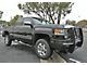 4X Series 4-Inch Oval Side Step Bars; Rocker Mount; Black (07-19 Silverado 2500 HD Extended/Double Cab)