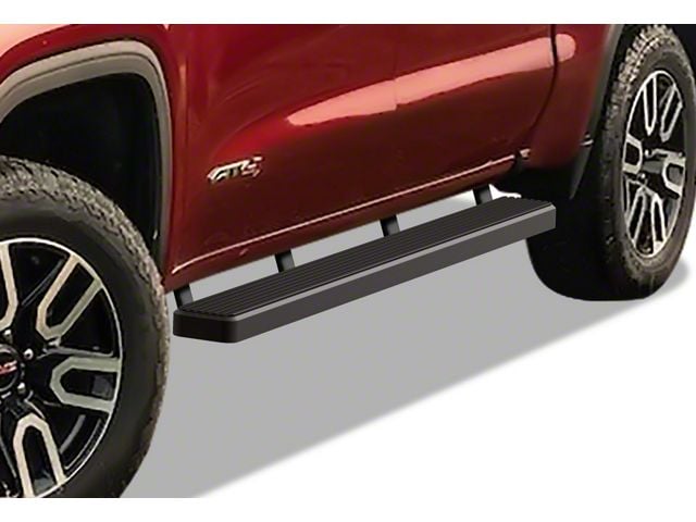 5-Inch iStep Running Boards; Black (20-24 Silverado 2500 HD Crew Cab)