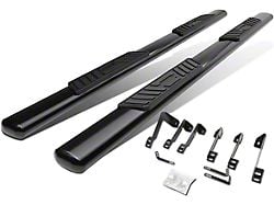 5-Inch Nerf Side Step Bars; Black (07-14 Silverado 2500 HD Extended Cab)