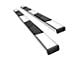 5-Inch Riser Side Step Bars; Stainless Steel (07-19 Silverado 2500 HD Crew Cab)