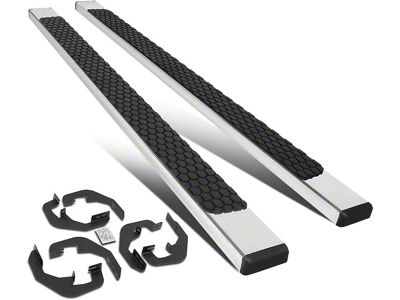 5-Inch Running Boards; Stainless Steel (07-19 Silverado 2500 HD Extended/Double Cab)