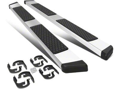 5-Inch Running Boards; Stainless Steel (20-25 Silverado 2500 HD Crew Cab)