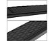 5-Inch Wide Flat Running Boards; Black (07-19 6.0L Silverado 2500 HD Crew Cab)