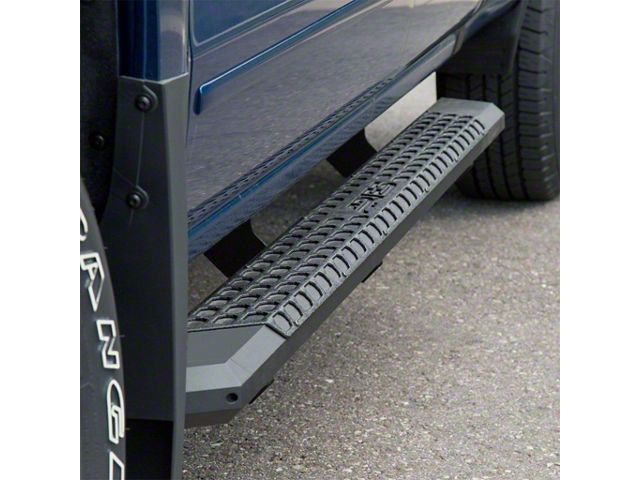 5.50-Inch AdvantEDGE Side Step Bars; Carbide Black (20-24 Silverado 2500 HD Crew Cab)