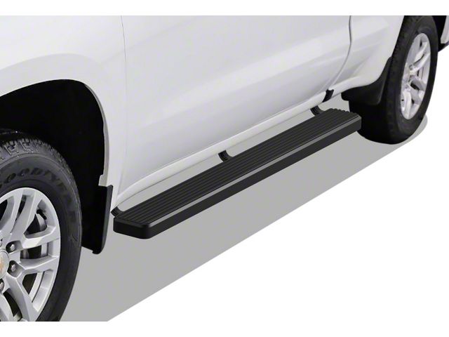 6-Inch iStep Running Boards; Black (20-24 Silverado 2500 HD Double Cab)