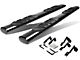 6-Inch Straight Nerf Side Step Bars; Black (07-14 Silverado 2500 HD Extended Cab)