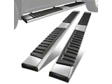 6.75-Inch Running Boards; Polished (20-25 Silverado 2500 HD Crew Cab)