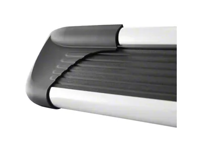 93-Inch Sure-Grip Running Boards; Brushed Aluminum (01-06 Silverado 2500 HD Crew Cab)