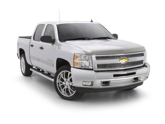 Aeroskin Hood Protector; Chrome (15-19 Silverado 2500 HD w/o Induction System Hood)