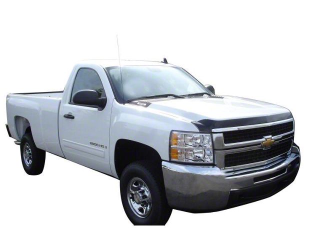 Aeroskin Hood Protector; Dark Smoke (07-10 Silverado 2500 HD)