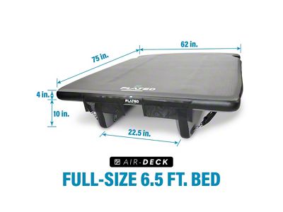 Air-Deck Raised Platform; Full-Standard (01-25 Silverado 2500 HD w/ 6.50-Foot & 6.90-Foot Standard Box)