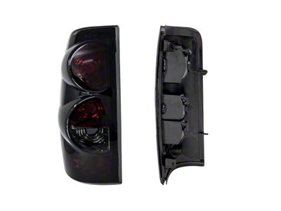 Altezza Tail Lights; Black Housing; Smoked Lens (01-06 Silverado 2500 HD)