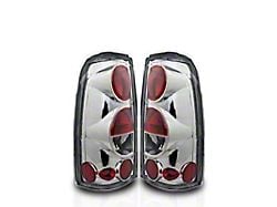 Altezza Tail Lights; Chrome Housing; Red/Clear Lens (01-06 Silverado 2500 HD)