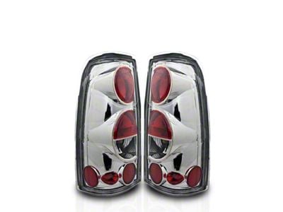 Altezza Tail Lights; Chrome Housing; Red/Clear Lens (01-06 Silverado 2500 HD)