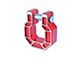 Royal Hooks Aluminum D-Ring Shackle; Red Milled