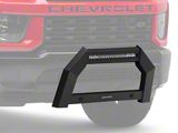 Armour LED Bull Bar; Matte Black (20-25 Silverado 2500 HD)