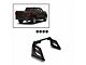 Armour Roll Bar with 5.30-Inch Black Round Flood LED Lights; Black (07-24 Silverado 2500 HD)