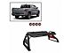 Atlas Roll Bar with 5.30-Inch Red Round Flood LED Lights; Black (07-24 Silverado 2500 HD)