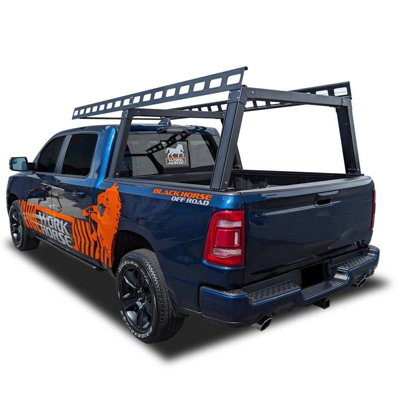 Silverado 2500 Base K2 Over Cab Rack; Black (07-25 Silverado 2500 HD w ...