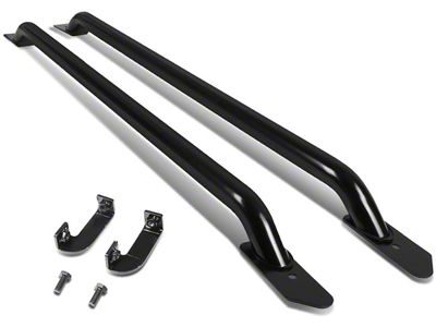 Bed Rails; Black (15-19 Silverado 2500 HD w/ 6.50-Foot Standard Box)