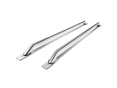 Bed Rails; Chrome (01-06 Silverado 2500 HD w/ 6.50-Foot Standard Box)