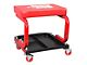 Big Red Rectangle Rolling Creeper Seat