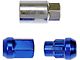 Blue Acorn Wheel Lug Nut Lock Set; M14x1.50; Set of 20 (07-24 Silverado 2500 HD)