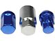 Blue Acorn Wheel Lug Nut Lock Set; M14x1.50; Set of 20 (07-24 Silverado 2500 HD)